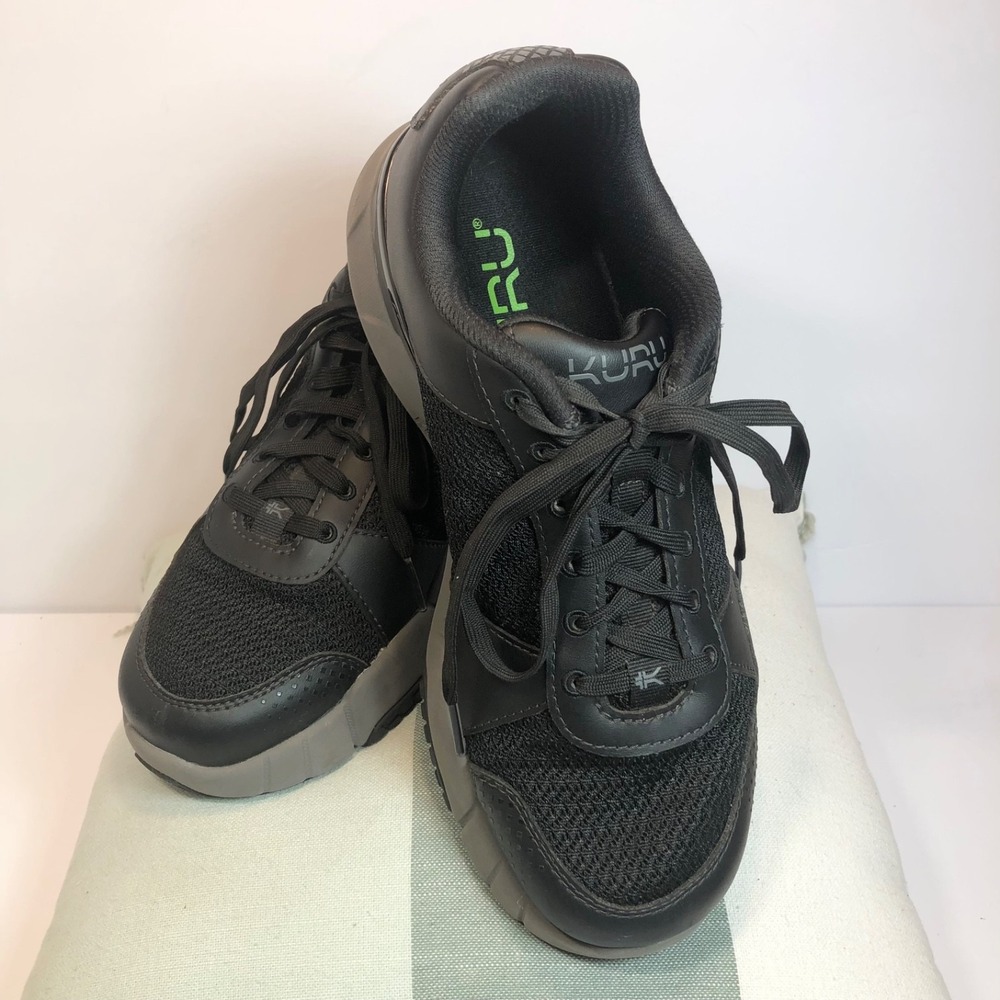 KURU Quantum 2.0 Athletic Running Shoes Women’s 9.5M Sneakers Black/Gray